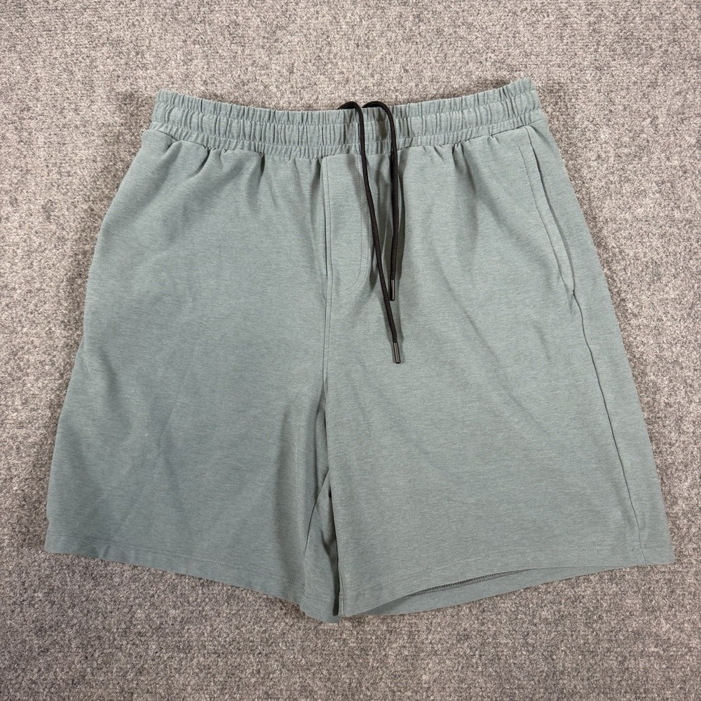 Beyond Yoga Shorts Mens Medium Blue 7" Inseam Stretch Active Performance Gym